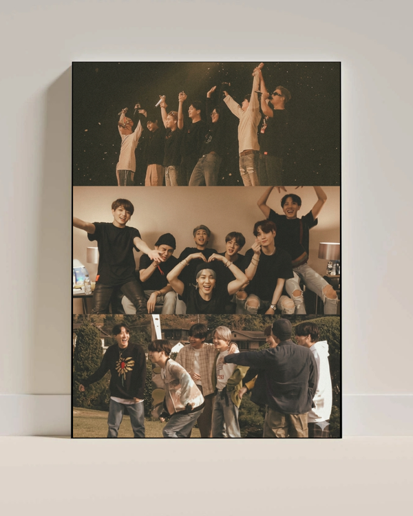 BTS OT7 Memories Poster | K-Pop Wall Art for Room Decoration