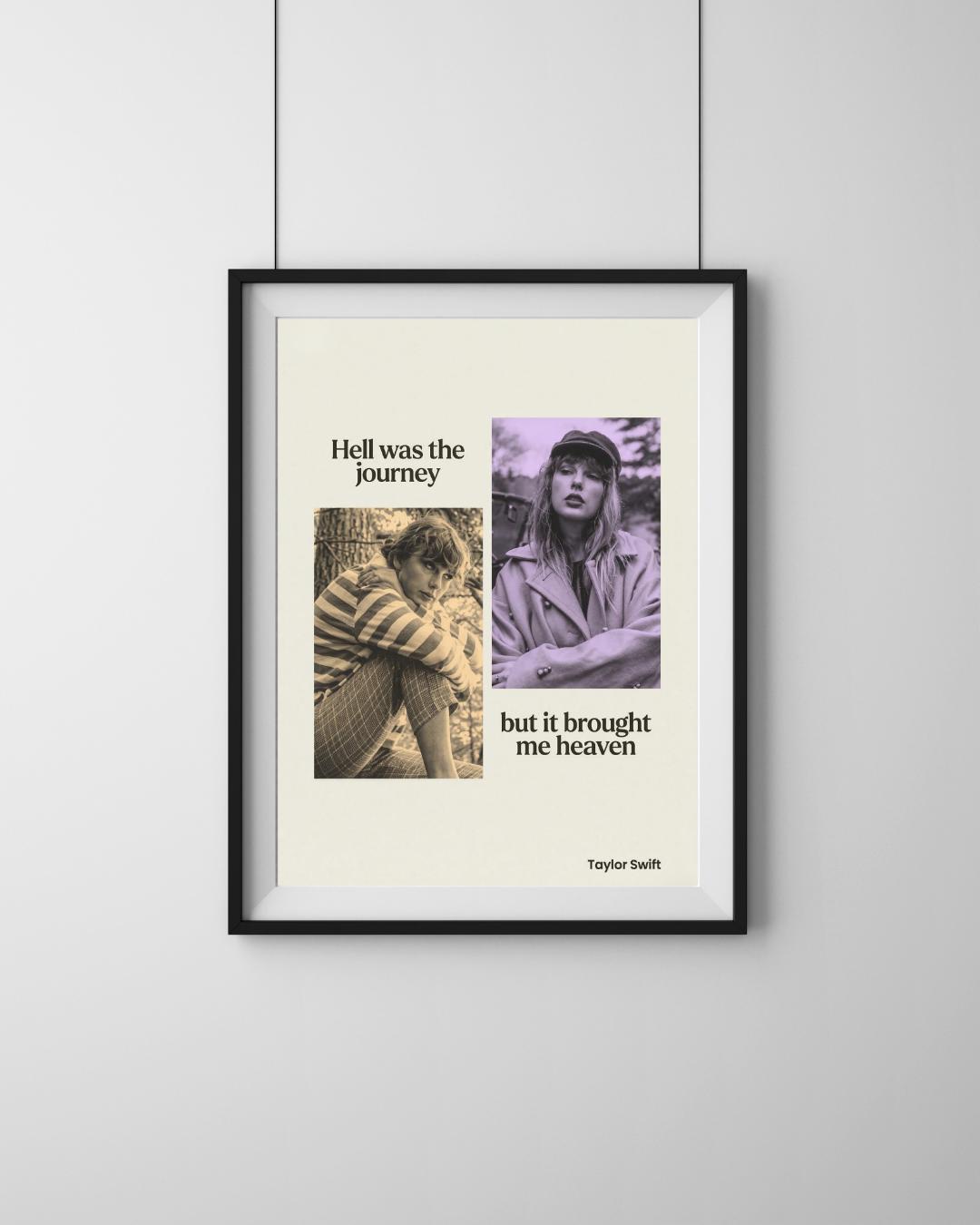 Taylor Swift Folklore Evermore Poster | Cottagecore Aesthetic Wall Art