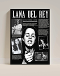Lana Del Rey Ultraviolence Poster | Vintage Zine Music Wall Art