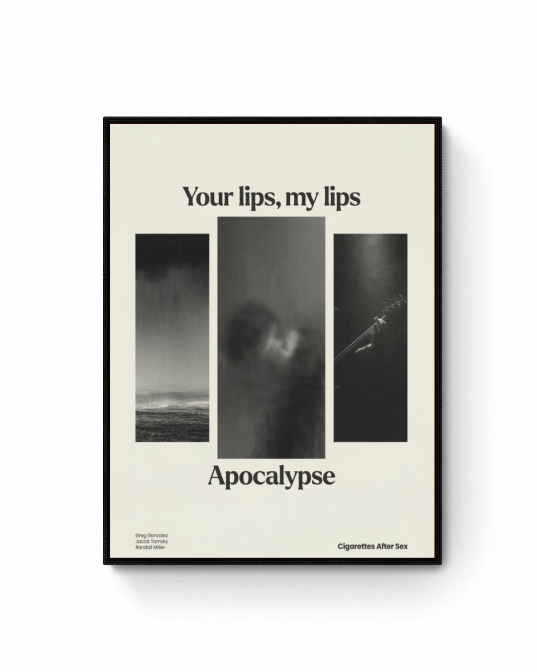 Cigarettes After Sex Apocalypse Poster | Dark Academia Wall Art