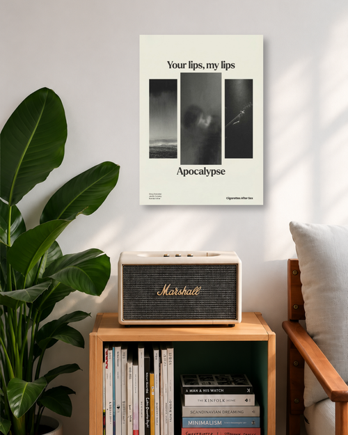 Cigarettes After Sex Apocalypse Poster | Dark Academia Wall Art
