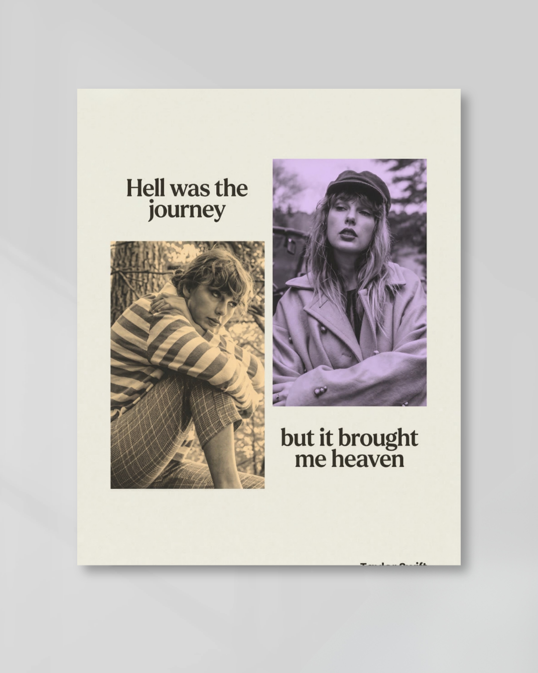Taylor Swift Folklore Evermore Poster | Cottagecore Aesthetic Wall Art