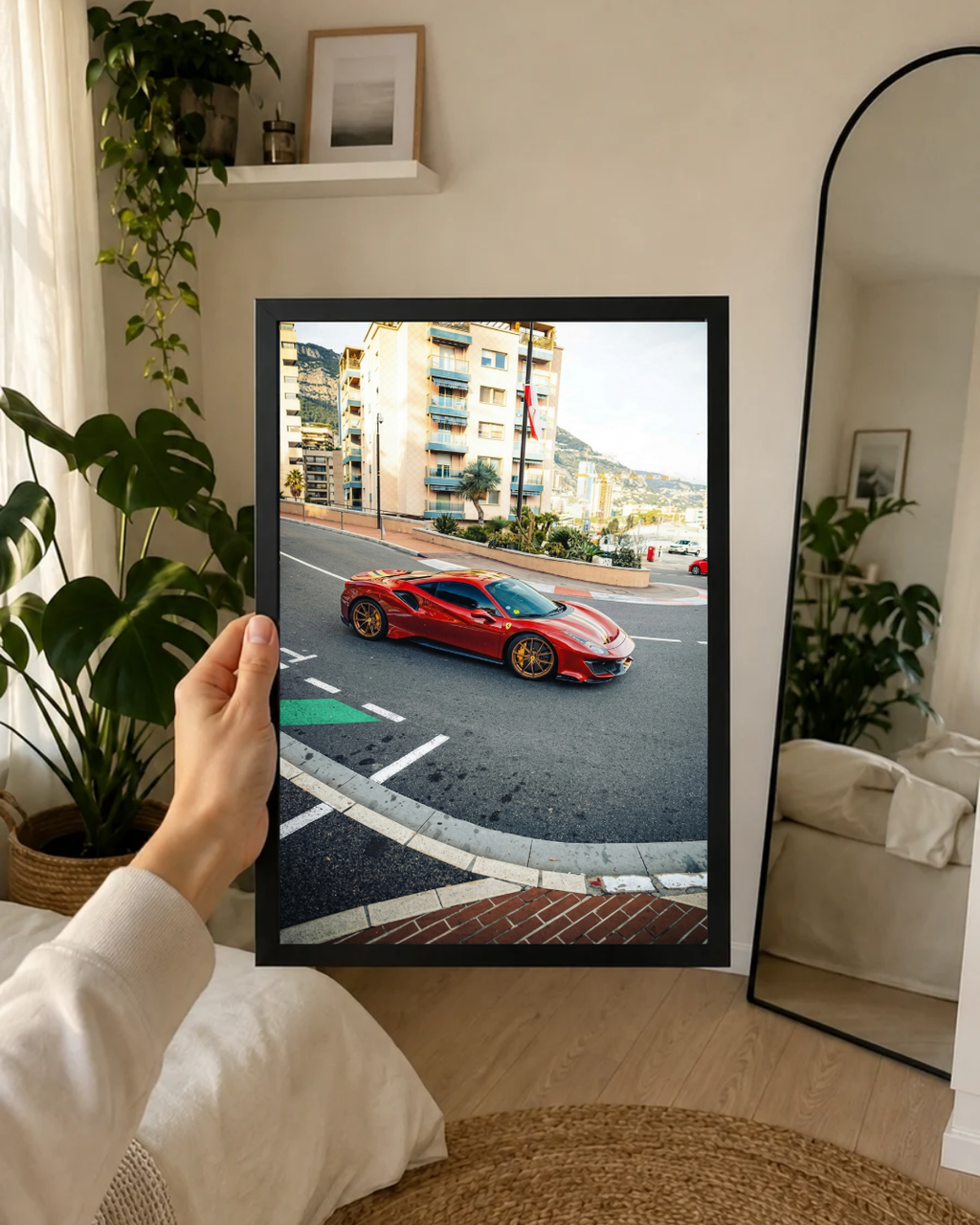 Ferrari F8 Tributo Luxury Poster | Supercar Wall Art | Man Cave