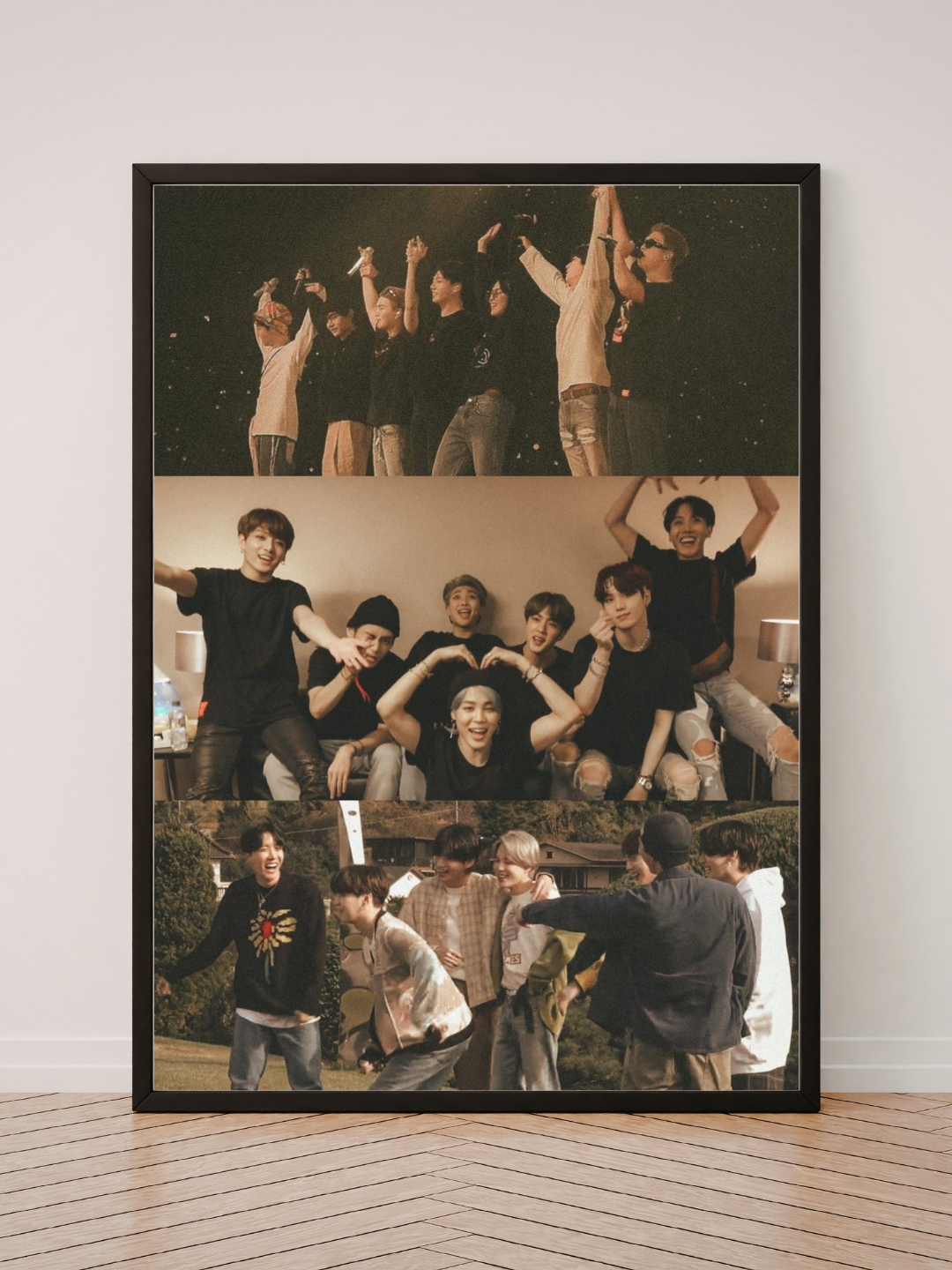 BTS OT7 Memories Poster | K-Pop Wall Art for Room Decoration