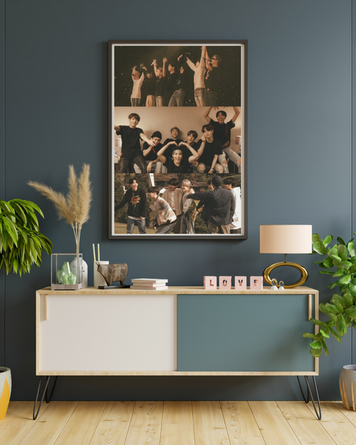BTS OT7 Memories Poster | K-Pop Wall Art for Room Decoration